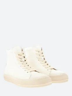 Moma - 32502B High Top Sneakers in Bianco Vintage