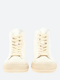 Moma - 32502B High Top Sneakers in Bianco Vintage