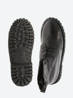 Moma - 1BW176 Lace-Up Boots in Nero Buffalo