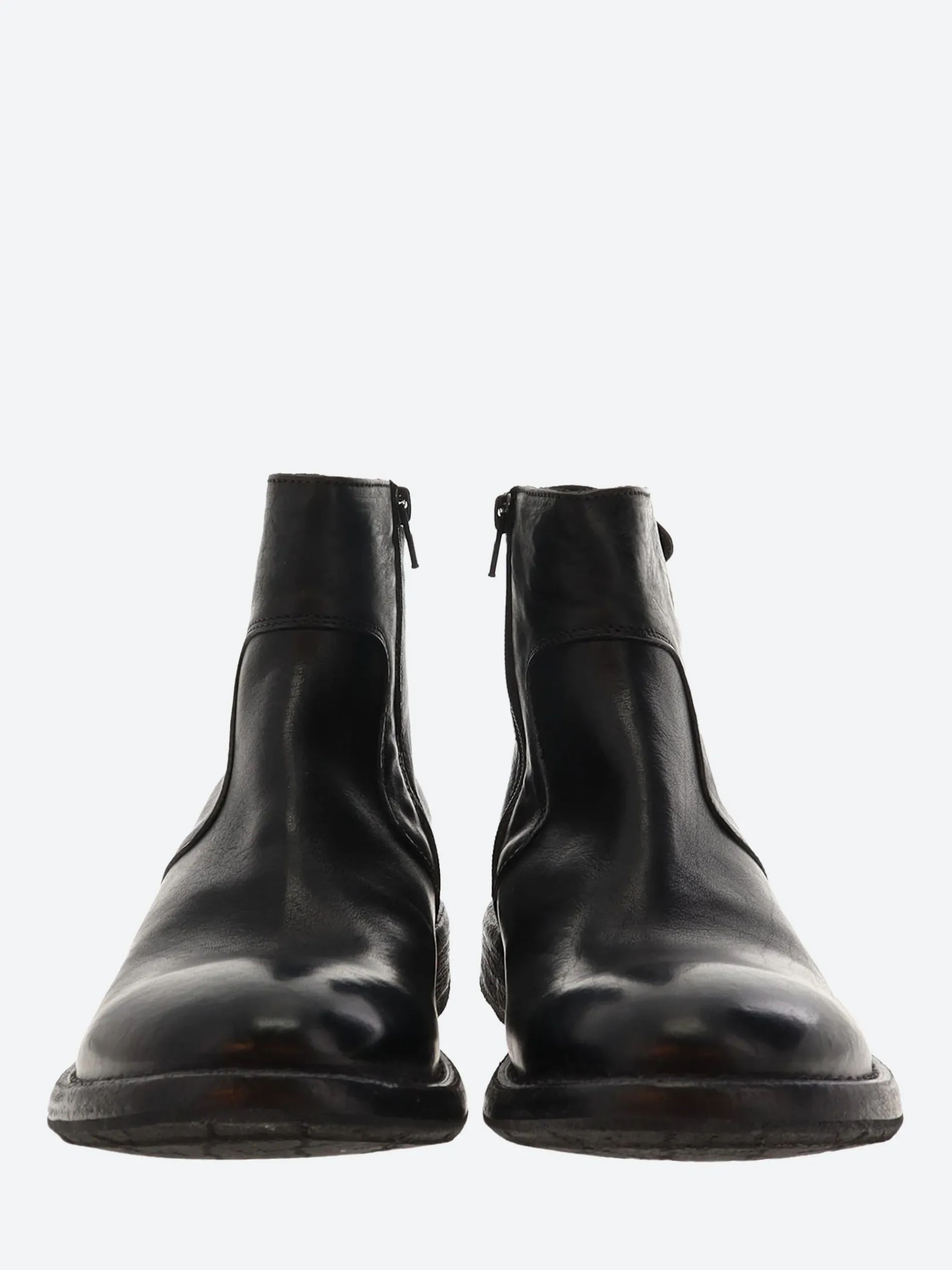 Moma - 2CW301 Ankle Boots in Nero Cusna (Black)