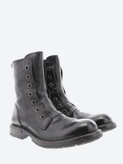 Moma - 1CW005 Ankle Boots in Nero Cusna