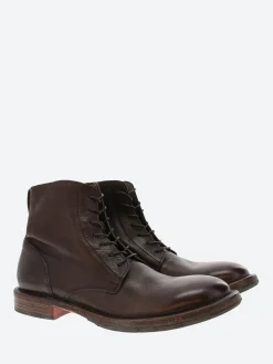 Moma - 2CW022 Lace-Up Boots in Ebano Cusna