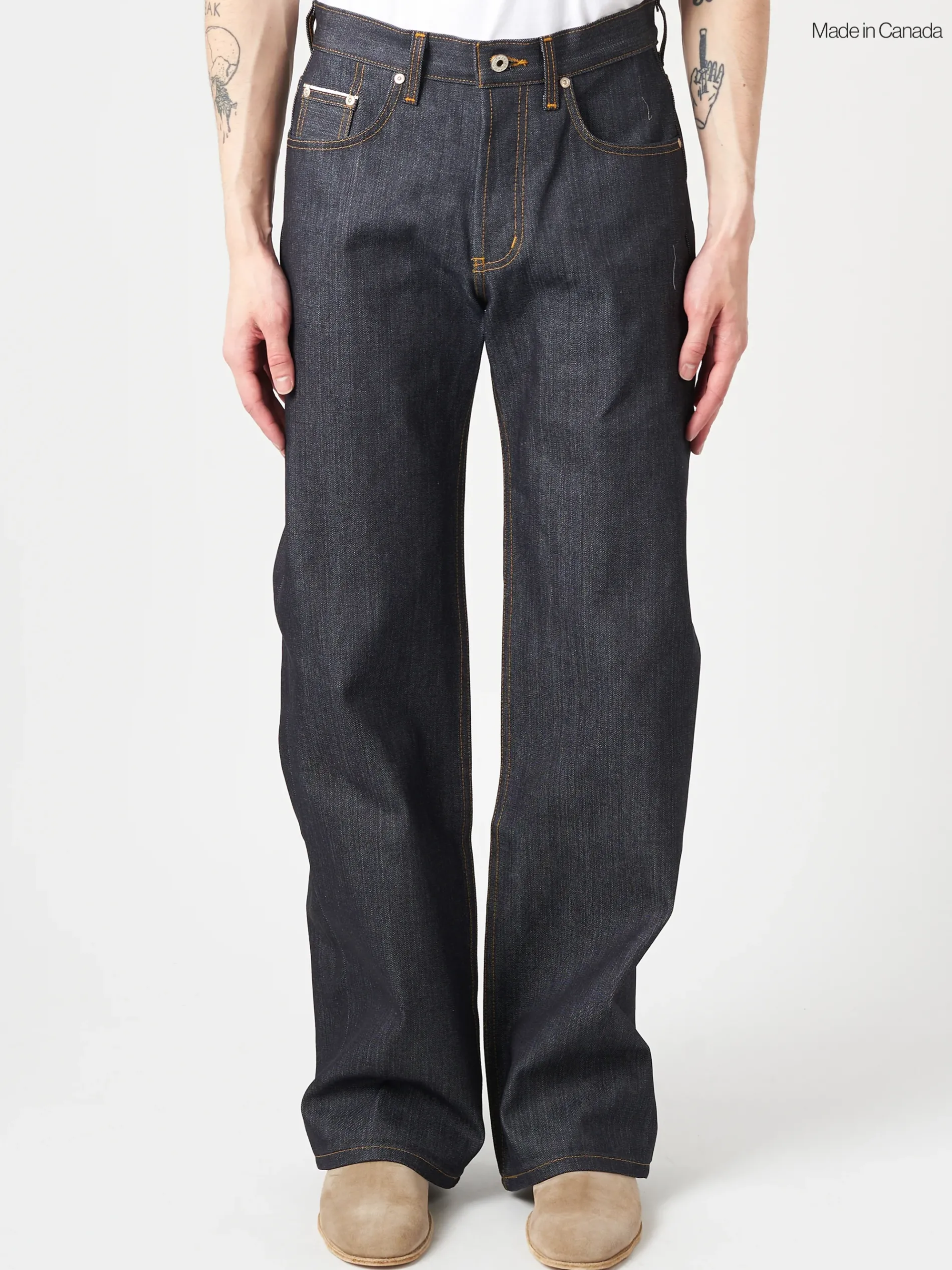Naked & Famous - Strong Guy Left Hand Twill Selvedge in Indigo