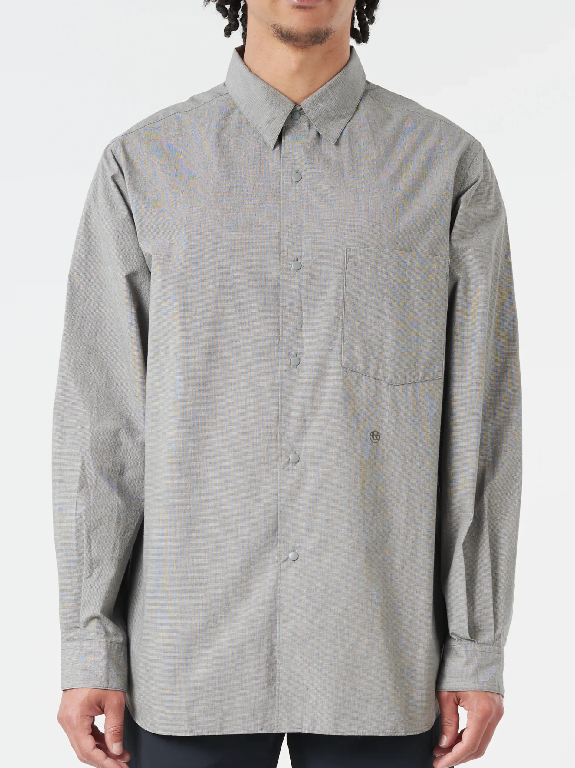 Nanamica - Regular Collar Wind Shirt in Gray