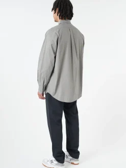 Nanamica - Regular Collar Wind Shirt in Gray
