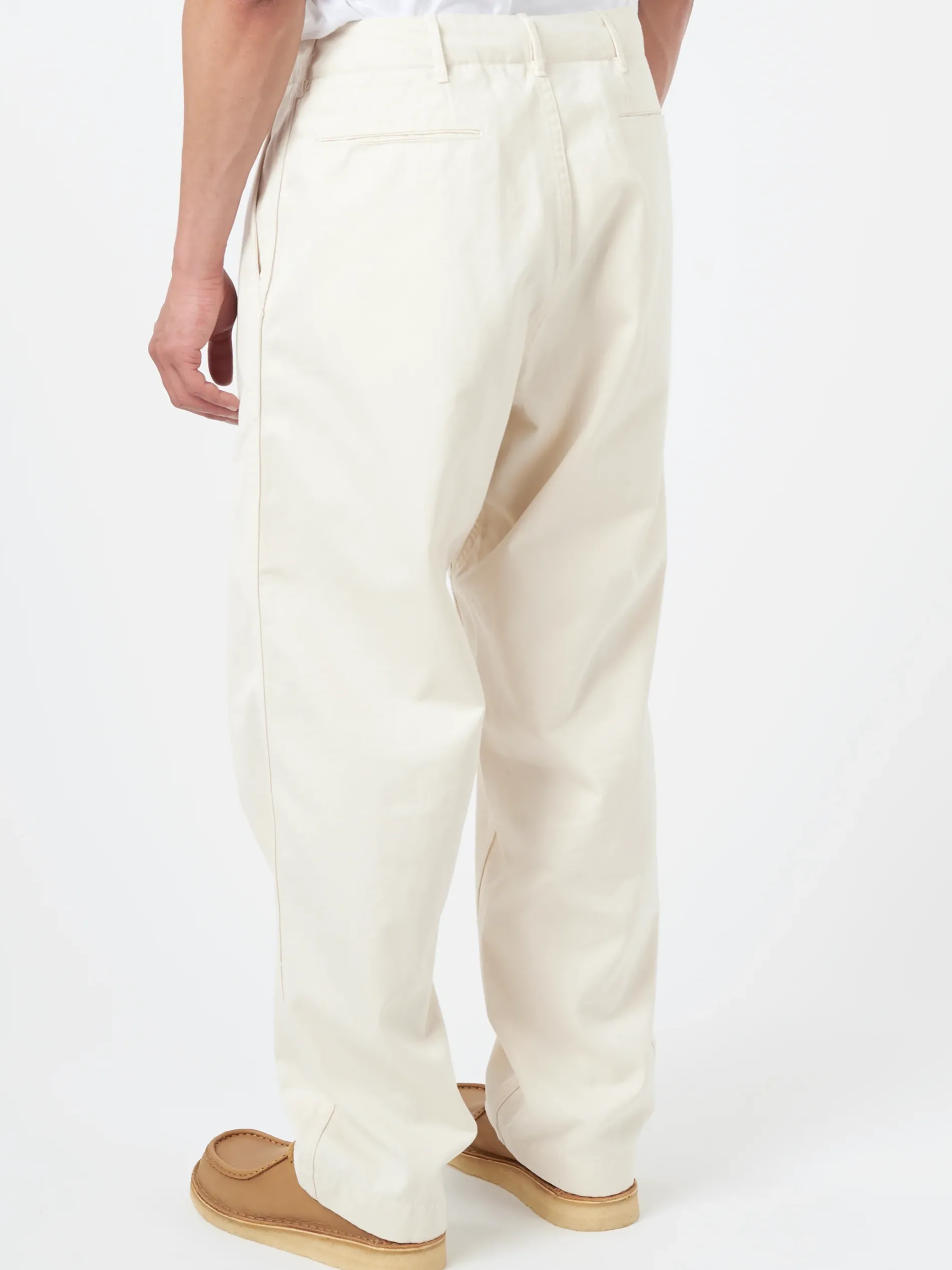 Nanamica - Wide Chino Pants in Natural