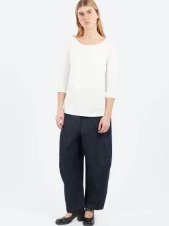 Neirami - 3/4 Sleeves T-Shirt in Rice