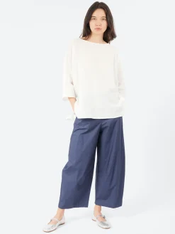 Neirami - 3/4 Sleeves Wide Shirt in Rice