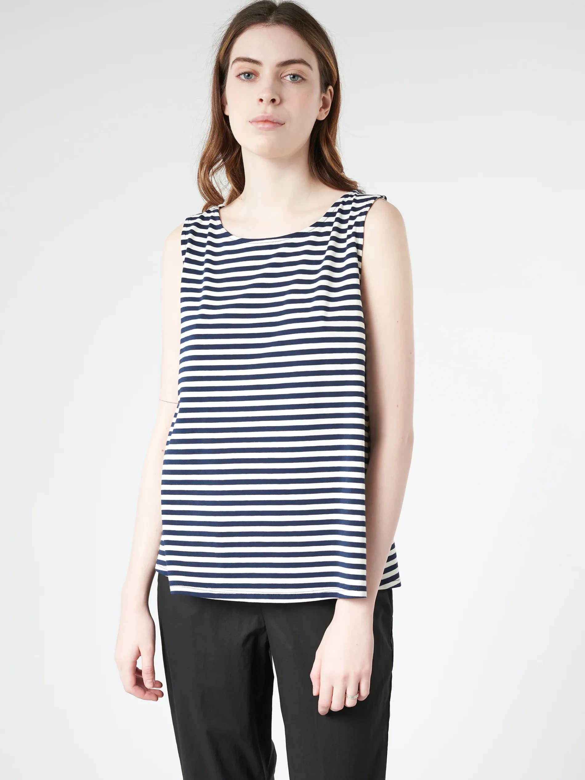 Neirami - A-Line Tank Top in Blu