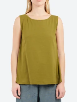 Neirami - A-Line Tank Top in Cactus Green