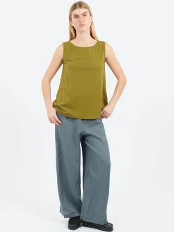 Neirami - A-Line Tank Top in Cactus Green