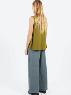 Neirami - A-Line Tank Top in Cactus Green