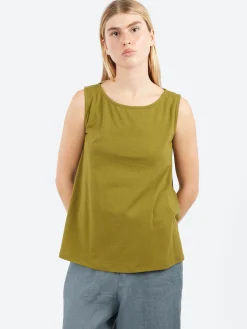 Neirami - A-Line Tank Top in Cactus Green