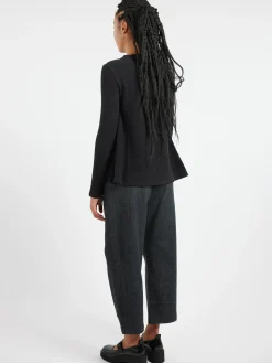 Neirami - Boat Neck Sweater in Nero