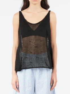 Neirami - Knit Tank Top in Nero