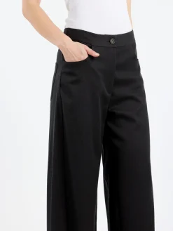 Neirami - Stitched Trousers in Nero