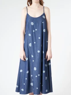 Neirami - Tank Top Long Dress in Pois Cor
