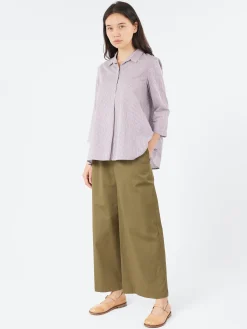 Neirami - V-Neck Blouse in Riga Iris