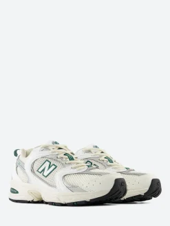 New Balance - 530 in White and Green