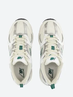 New Balance - 530 in White and Green