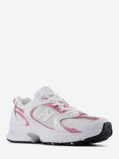 New Balance - 530 in White with Pink