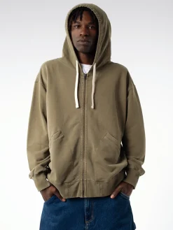Nigel Cabourn - Army Gym Hoodie in Green