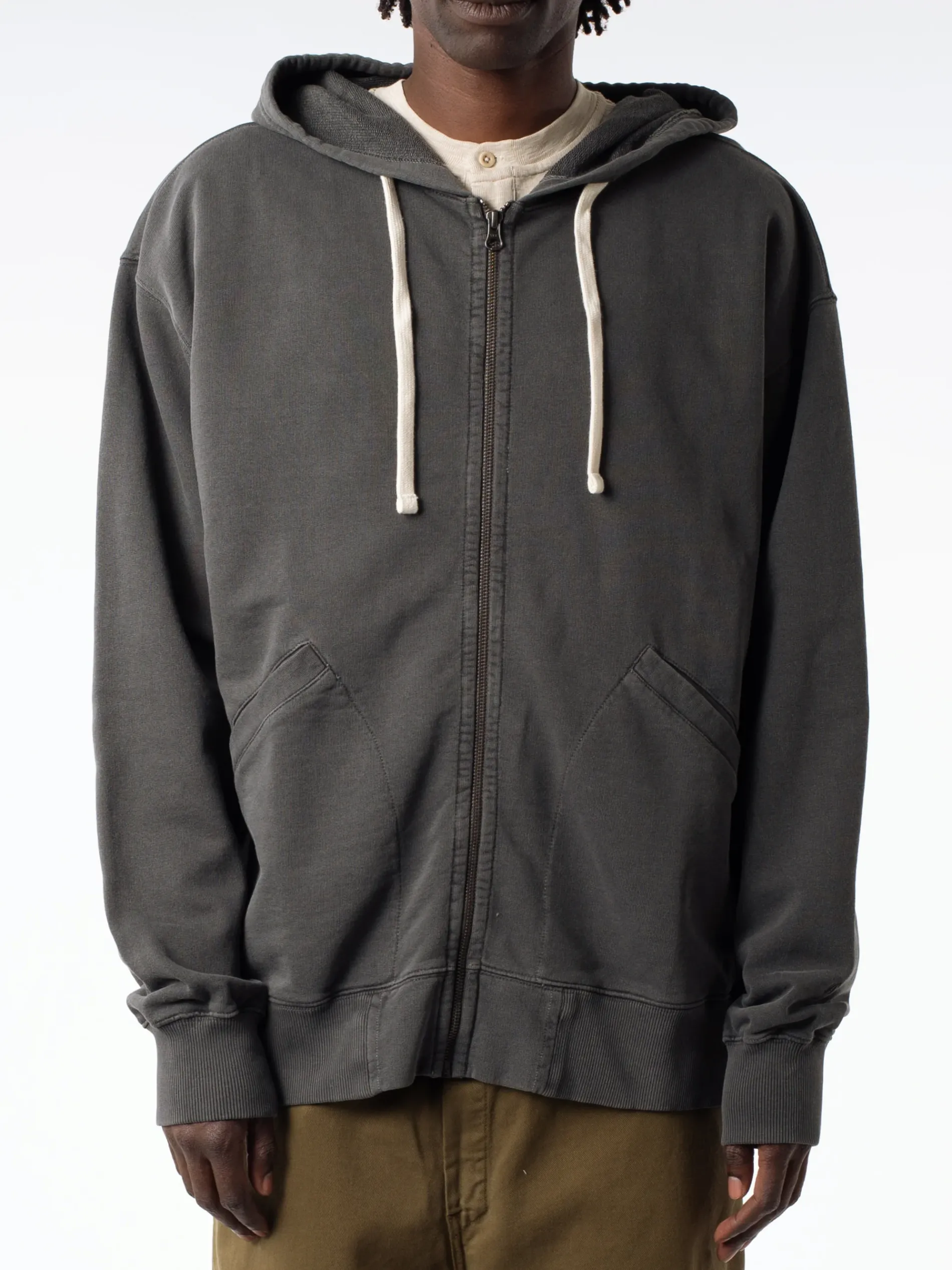 Nigel Cabourn - Army Gym Hoodie in Black