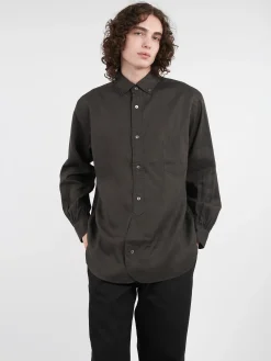Nigel Cabourn - British Officers Shirt in Charcoal