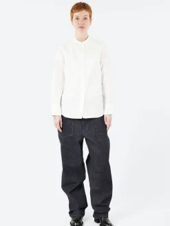 Nigel Cabourn - Dress Shirt Dungaree in White