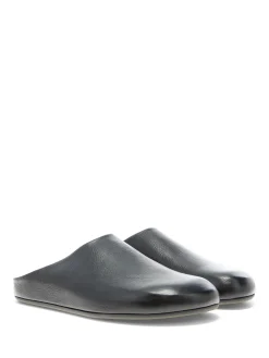 Officine Creative - Babouche 001 Mules in Nero Spalla Volanata