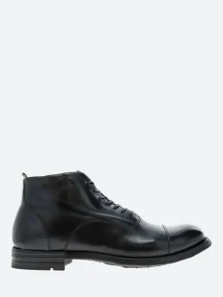 Officine Creative - Balance 009 Ankle Boots in Nero Bufalo