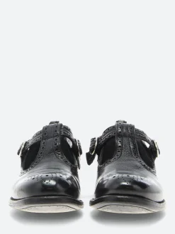 Officine Creative - Calixte 080 T-Bar Shoes in Nero Ignis