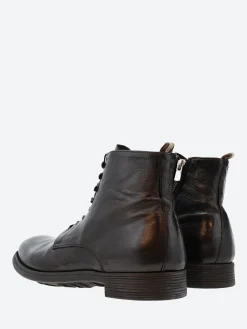 Officine Creative - Chronicle 004 Lace-Up Boots in Ebano Ignis