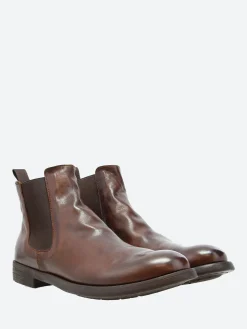 Officine Creative - Hive 007 Chelsea Boots in Cigar Ignis