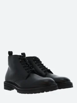 Officine Creative - Joss 001 Lace Up Boots in Nero Buttero