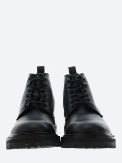 Officine Creative - Joss 001 Lace Up Boots in Nero Buttero