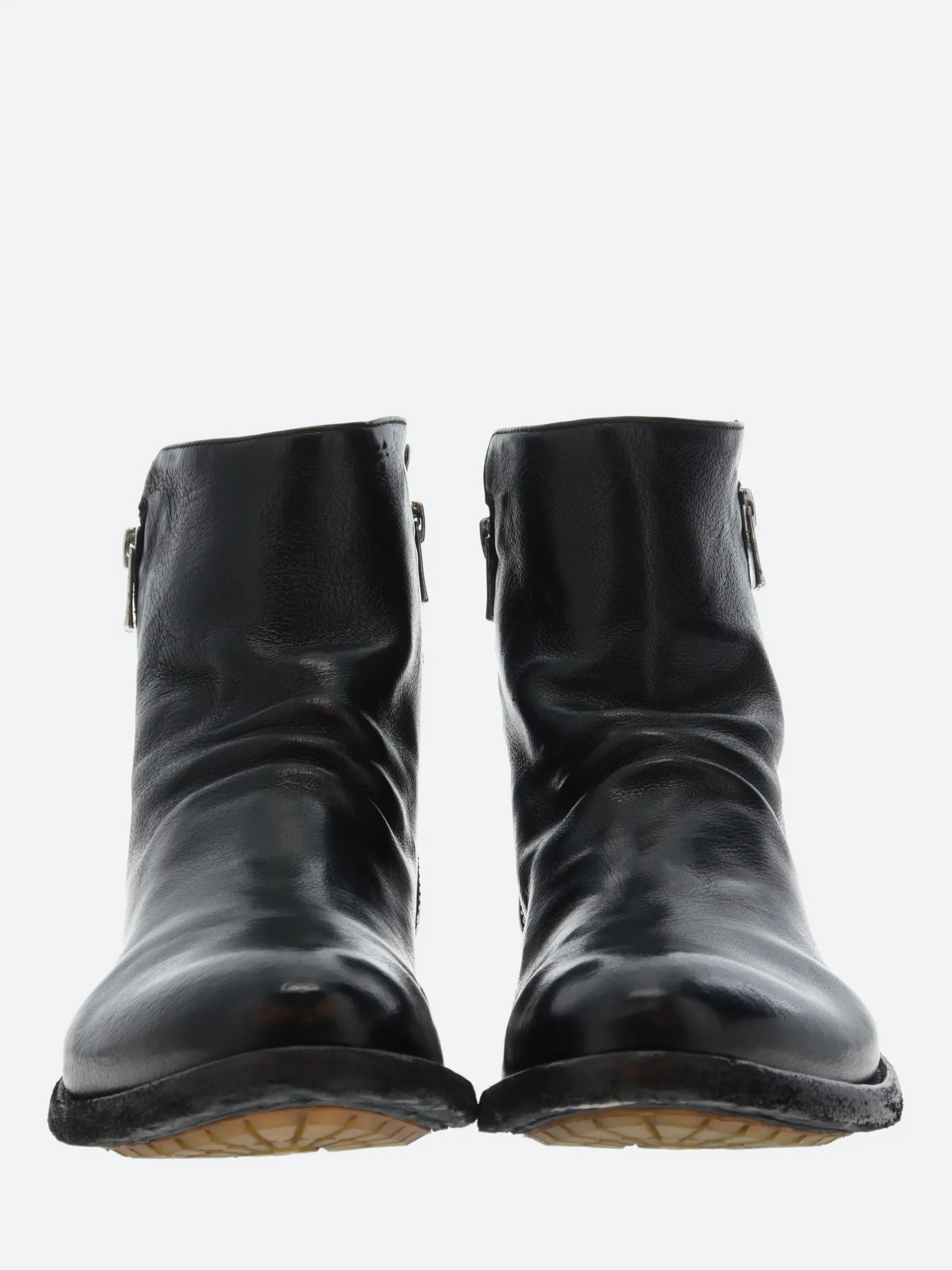 Officine Creative - Lexikon 096 Booties in Nero Ignis