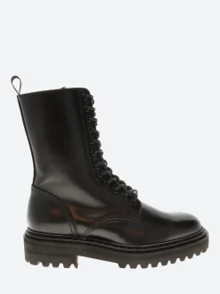 Officine Creative - Provence 027 Combat Boots in Nero Mountain