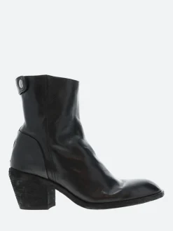 Officine Creative - Sydne 003 Zip Boots in Nero Ignis