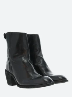 Officine Creative - Sydne 003 Zip Boots in Nero Ignis