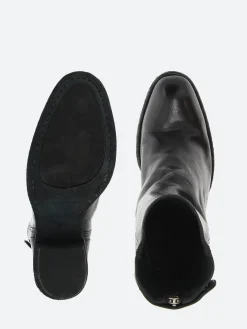 Officine Creative - Sydne 003 Zip Boots in Nero Ignis