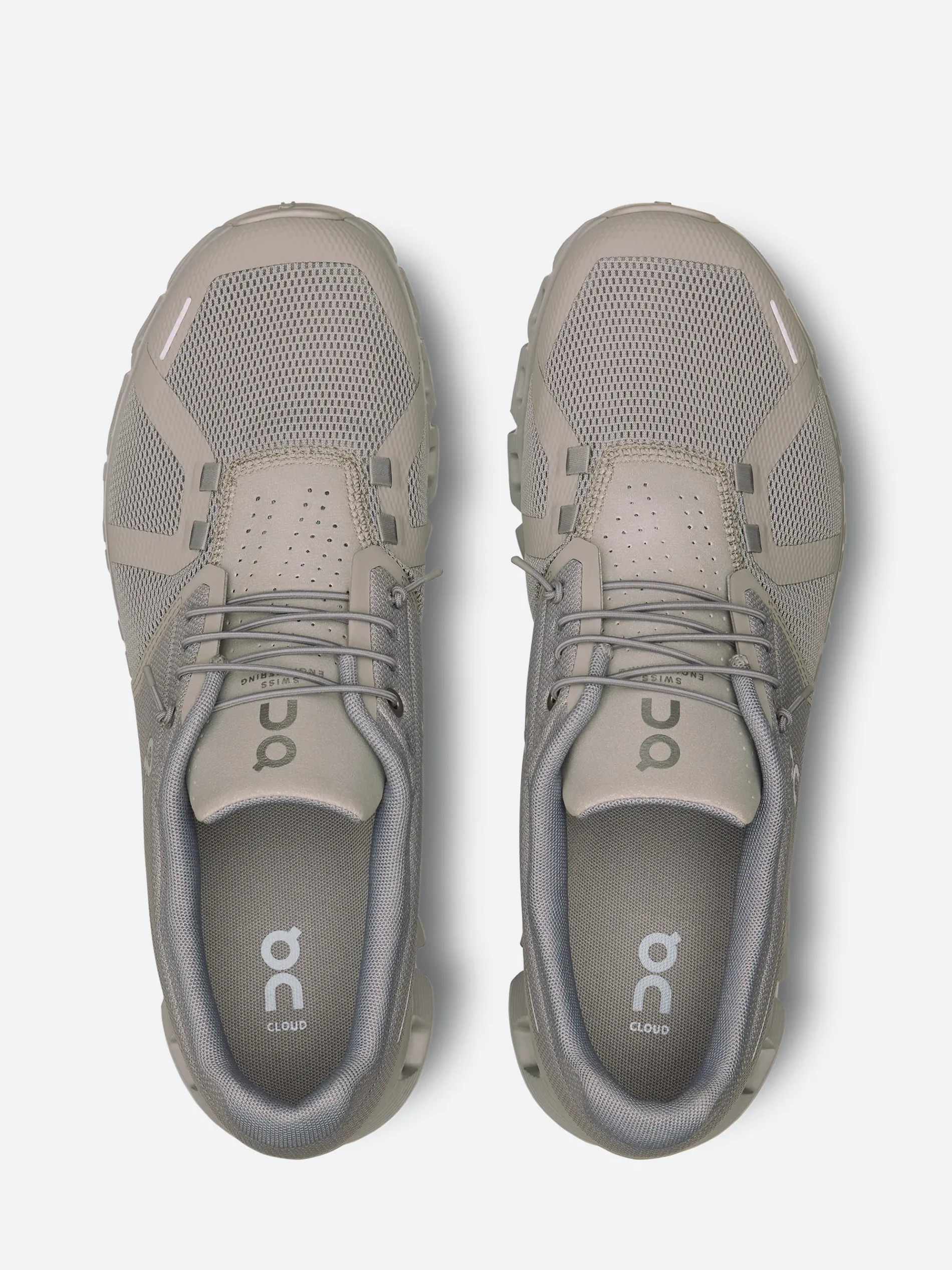 On - Men's Cloud 5 in Fog and Alloy