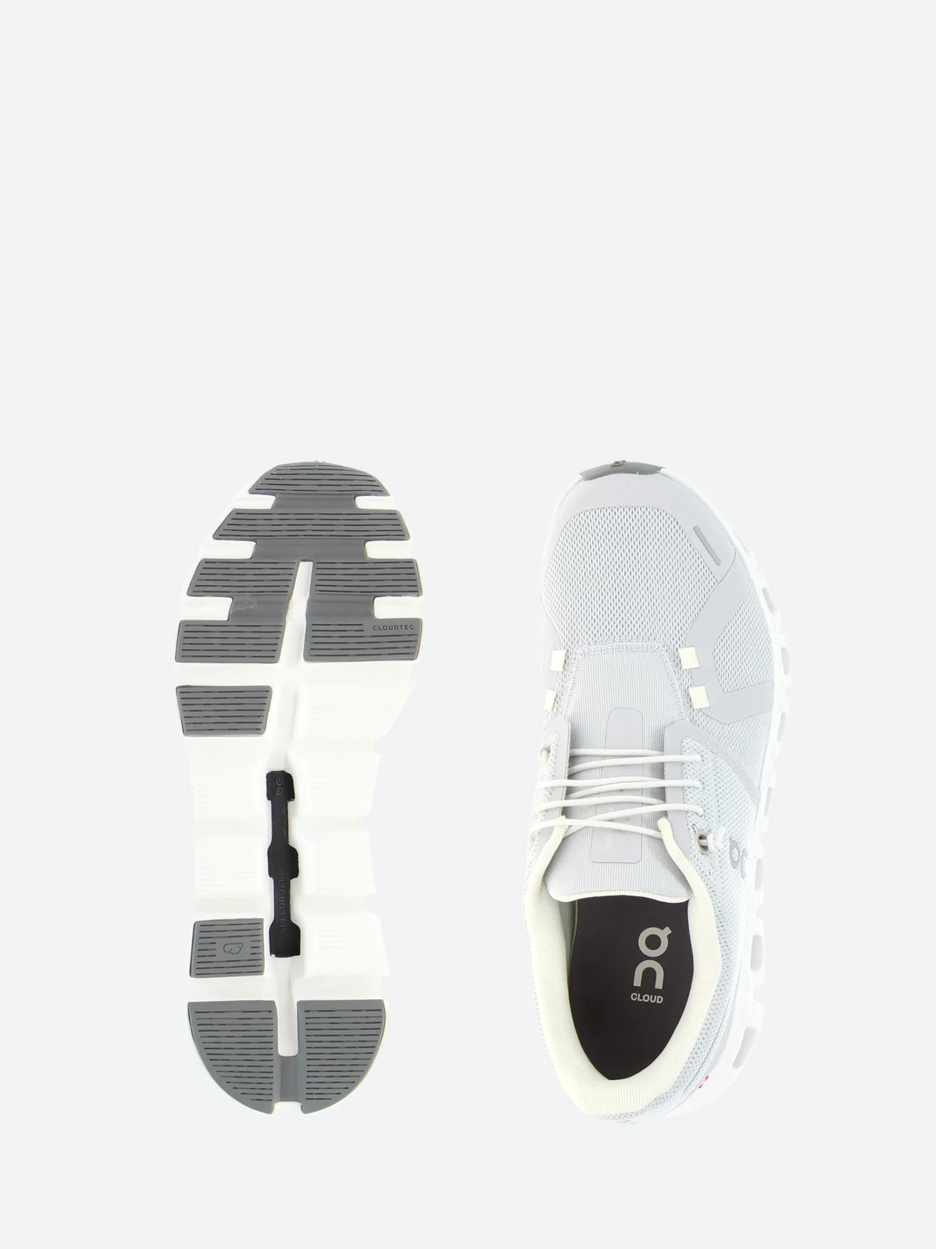 On - Women's Cloud 6 in Glacier and White