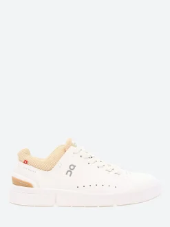 On Running - Women's The Roger Advantage in White and Savannah