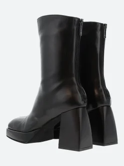 Open Close - Plata 02 in Black Nappa (Black)