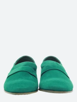 Pantanetti - 17123B Flat Loafers in Smeraldo Talc