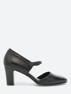 Pantanetti - 17102B Mary-Jane Pumps in Nero Fjord
