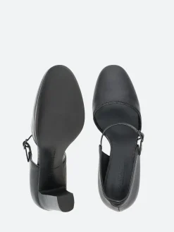 Pantanetti - 17102B Mary-Jane Pumps in Nero Fjord