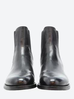 Pantanetti - Plaine Chelsea Boots in Kinder Nero