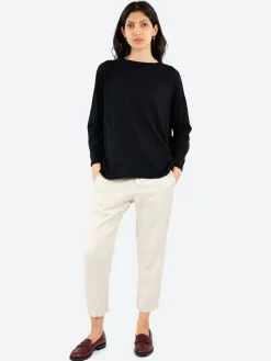Pas de Calais - Square Pullover in Black